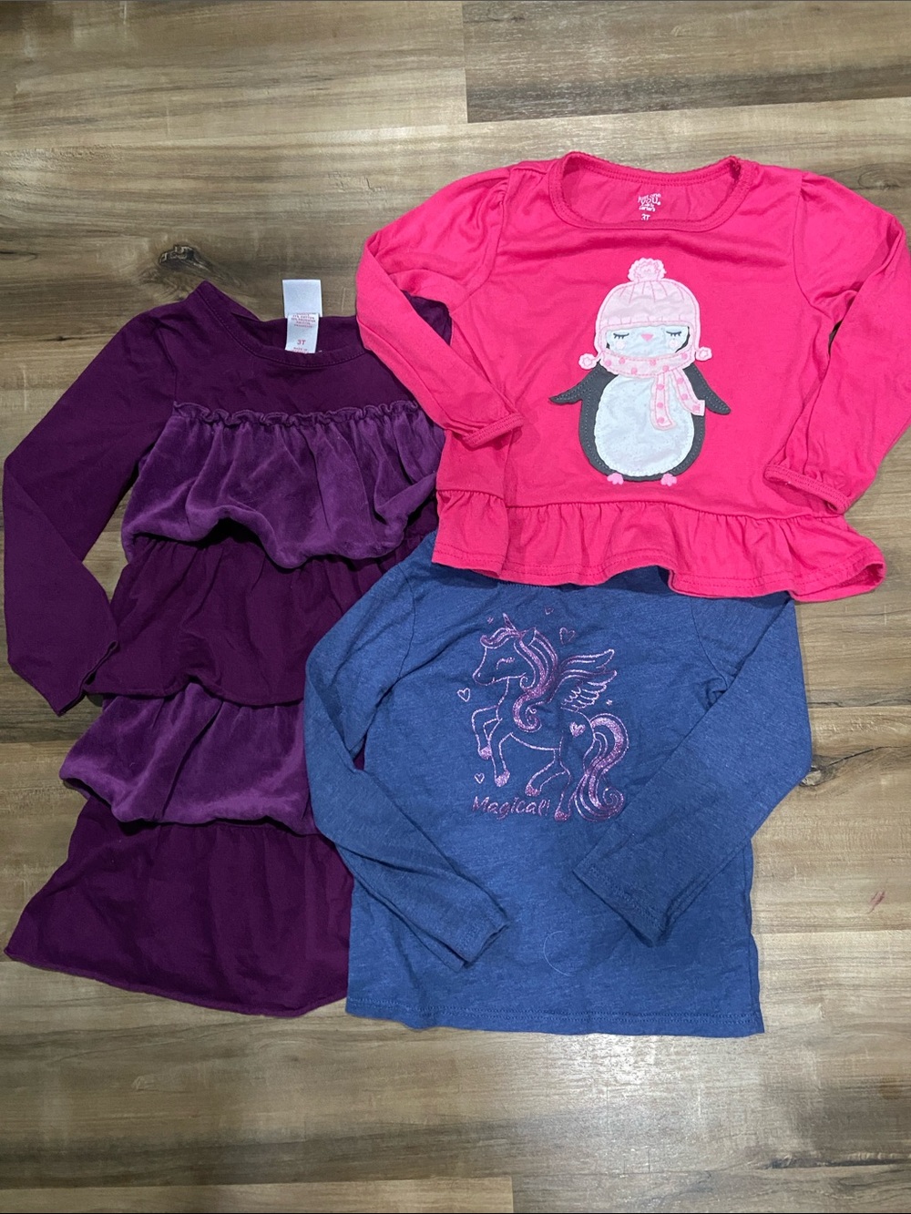 Girls Dress and Long Sleeve Tops